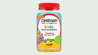 Centrum Kids Multivitamin Gummies, Tropical Punch Flavor Made With Natural Flavors, Stocking Stuffer, 150 Count, 150 Day Supply
